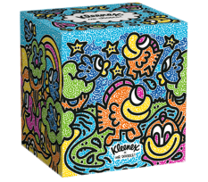Kleenex x Mr Doodle Limited Edition Design Cube Tissues